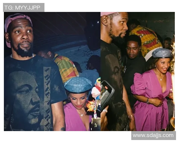 杜兰特与足球明星亲密合影展现运动员之间的友谊与激情